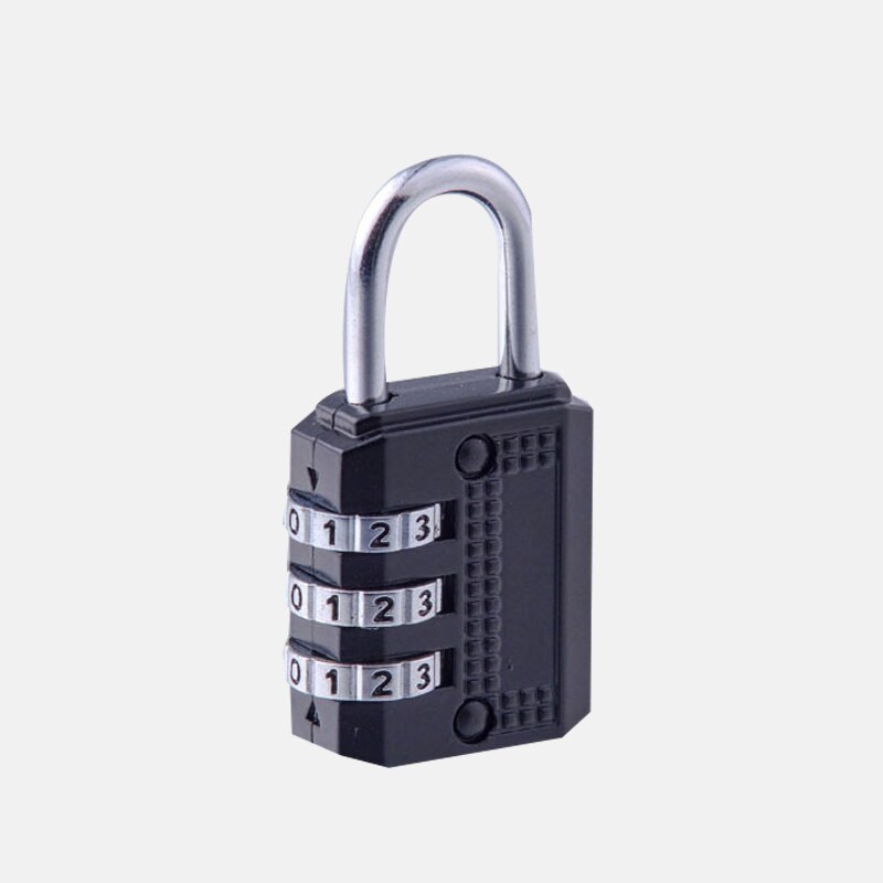 Candado de combinación de 4 dígitos para gimnasio al aire libre, candado de seguridad resistente a la intemperie, 80x43x14mm, color negro: 6