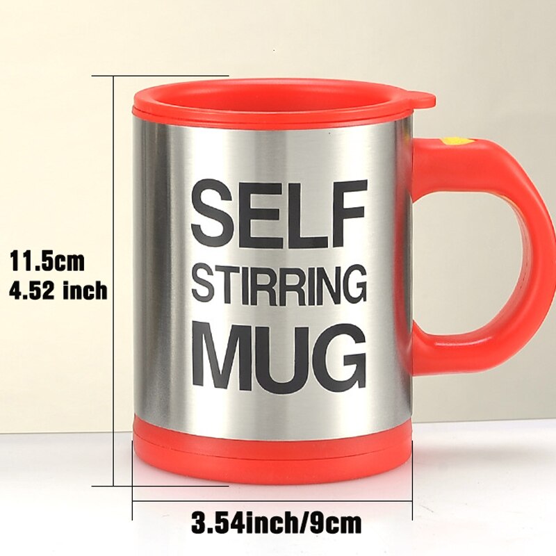 400ml Coffee Automatic Self Stirring Mug Milk Tea Coffee Mixing Mug Lazy Double InsulatedThermal Coffee Cup