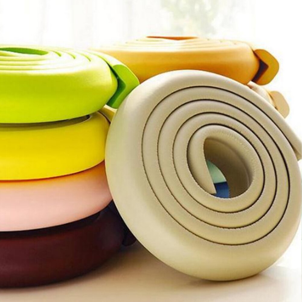 2M Baby Veiligheid Corner Protector Solid Veiligheid Edge Guards Kinderen Bescherming Beveiliging Tape Muur Hoek Vorm Kids Kind Protector