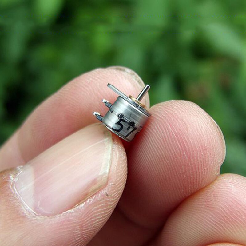 Nidec DC 3V 2 Phase 4 Wire 6mm Diameter Tiny Stepper Motor Precision Micro Stepping Motor DIY Digital Camera Part