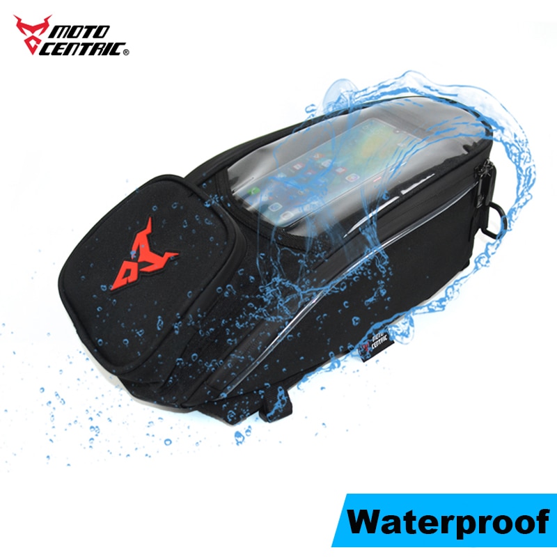 MOTOCENTRIC Motorbike Tank Bag Waterpoof Large Capacity Motorcycle Oil Fuel Pack Riding GPS/Phone Navigation Oil Tank Bag