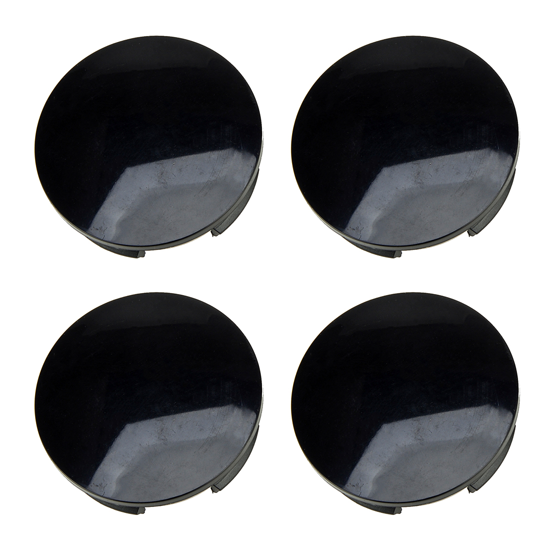4 szt. 57mm uniwersalna osłona piasty koła samochodowego czarna ABS