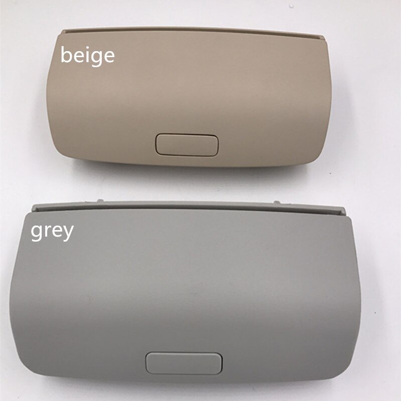 Car Sun Glasses Storage Case Fit For Volkswagen Golf Mk5 Mk6 Passat B6 CC Skoda Yeti Superb Cat Styling Glasses Box Accessories: beige