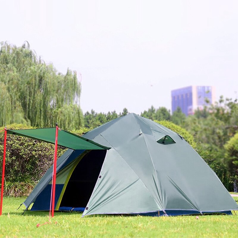 HIKEMAN 3-4 People Automatic Tent Rainproof Cover Waterproof, Windproof, Sunscreen and Warm Outdoor Tent Rain Cover