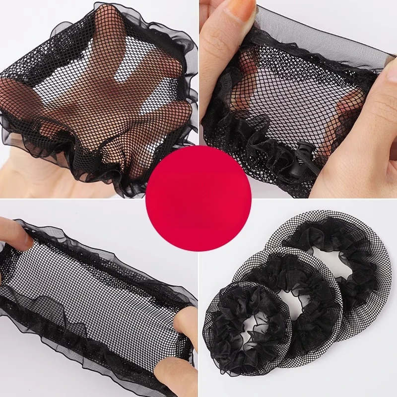 Retine per capelli per coperture per panini per capelli, balletto, ragazze, danza classica, retine elastiche per capelli, accessori per capelli per donne e ragazze