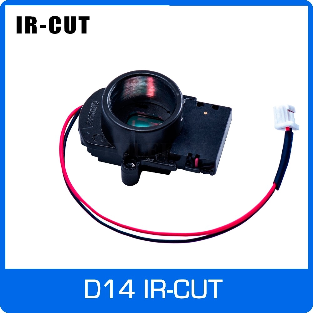 IR CUT ICR con soporte de montaje de lente D14 Dual Filters Day and Nigh interruptor automático para cámara CCTV