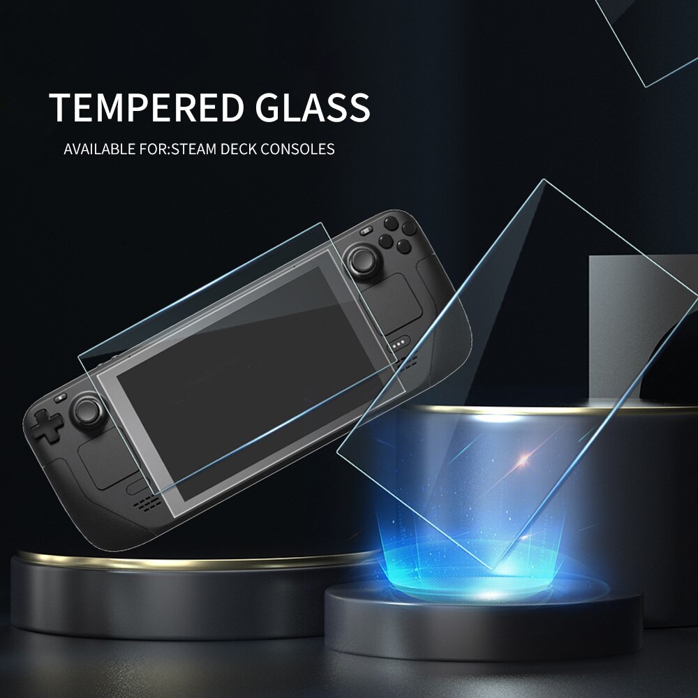 Displayschutzglas für steam deck-spielkonsole, bruchsichere schutzfolie für steam deck, 7 -zoll-displayschutzglas
