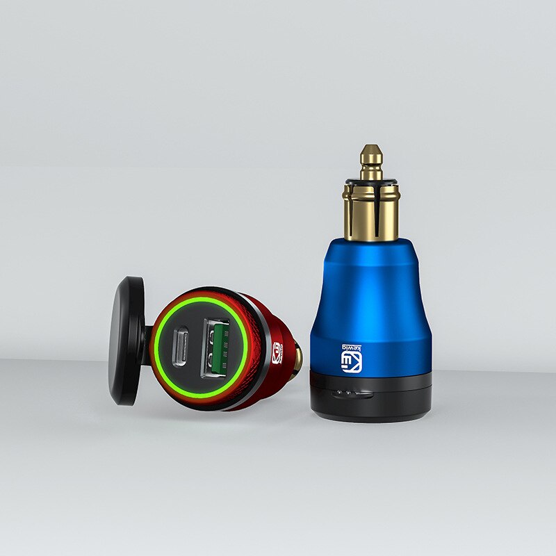 Chargeur d'alimentation type-c PD 30W, prise USB Powerlet, DIN, pour BMW et moto Triumph, Tiger Ducati