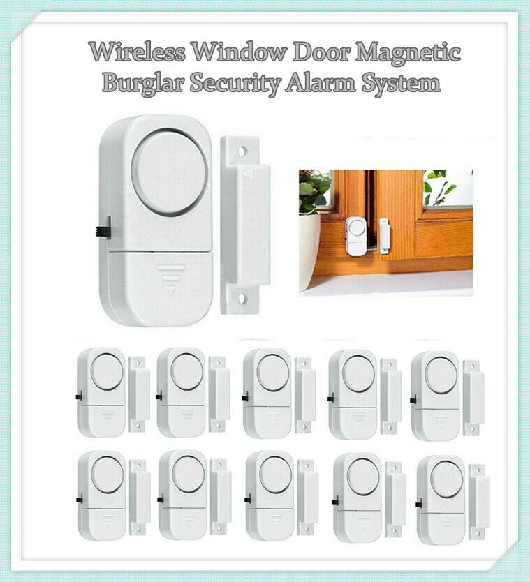 Wireless Entry Alarm Home Security Door Window Magnetic Sensor Auto Dial Burglar