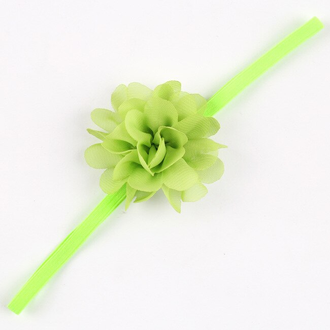 1 Piece MAYA STEPAN Children Headdress Chiffon Flower Hairband Baby Newborn Girls Hair Rope Headband Headwear Headwrap: 9