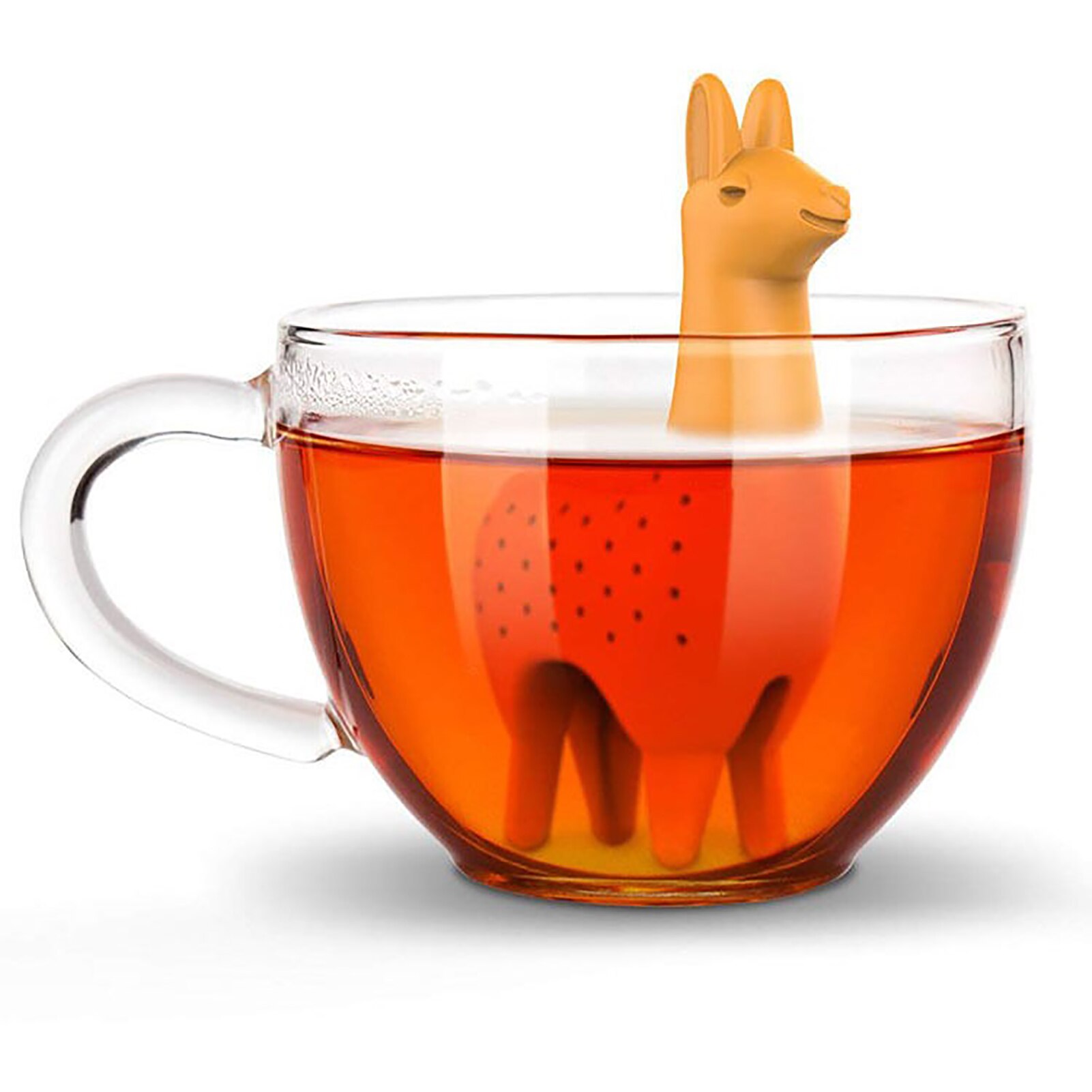 Tea Infuser Food Silicone Grade Alpaca Shape Tea Infuser Strainers Filter Loose Silicone Diffuser Reusable Infuser