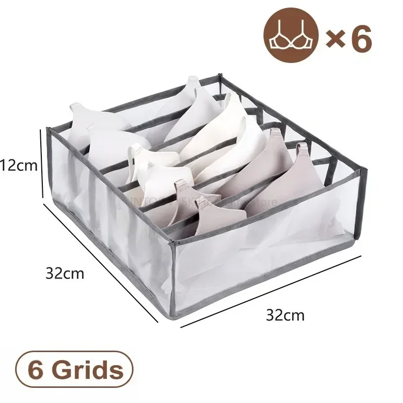 Kast Organizer Ondergoed Organizer Voor Garderobe Kleding Organisatoren Kasten Lade Organisatoren Bh Sokken Opbergdoos: Black