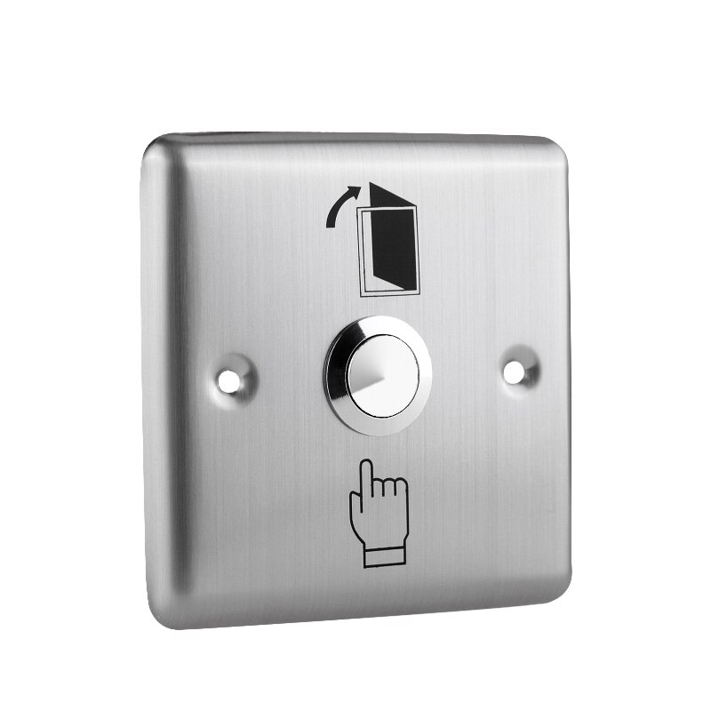 Stainless Steel Door Bell Push Button Switch Touch Panel For Access Control Doorbell Switch Slim Exit Push Release: S86