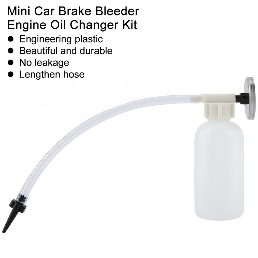 Car Brake Bleeder Fluid Evacuator Motor Engine Oil Changer Kit Air Pneumatic Vacuum Tool Set engine oil replacement Plastic