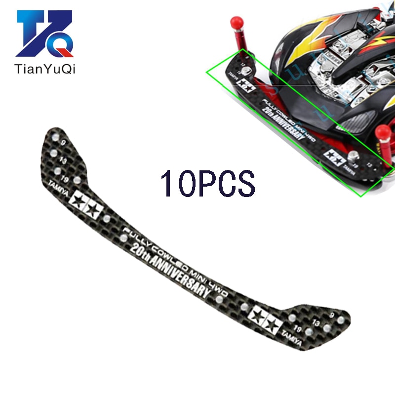 10x Carbon Fiber Car Shell Columns - for Tamiya Mini 4WD Racing Cars
