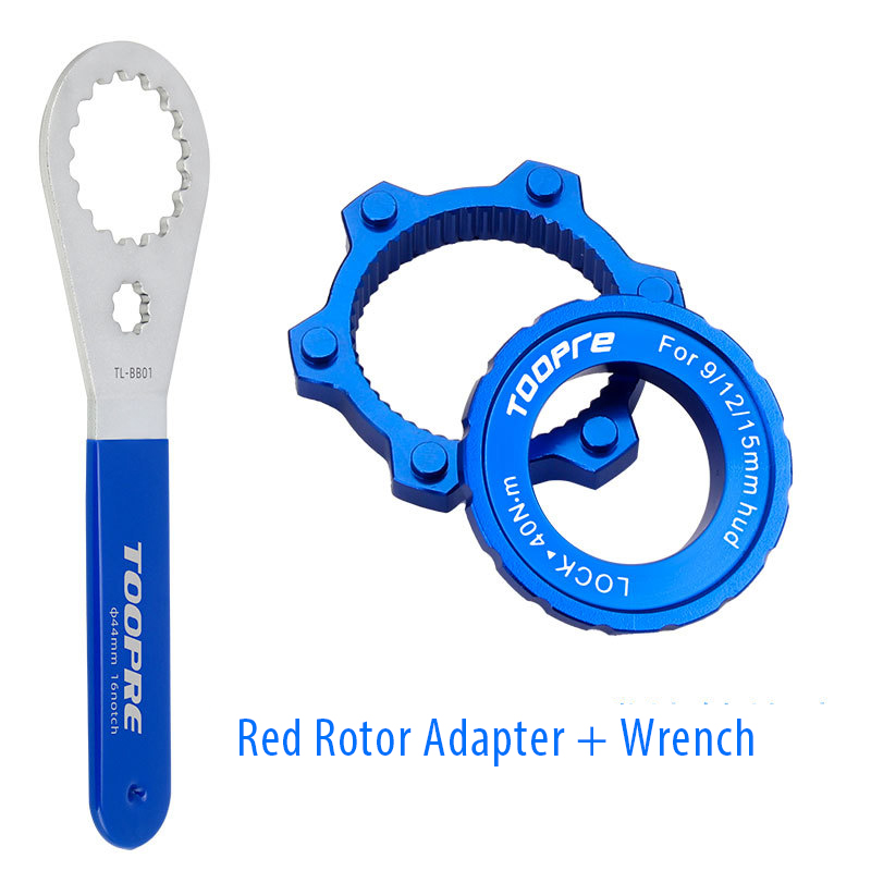 Bike Disc Brake Centerlock to 6-Bolt 6 Hole Rotor Adapter Wrench Spanner Bicycle 44mm Hub Center Lock Conversion Spacers: Light Grey
