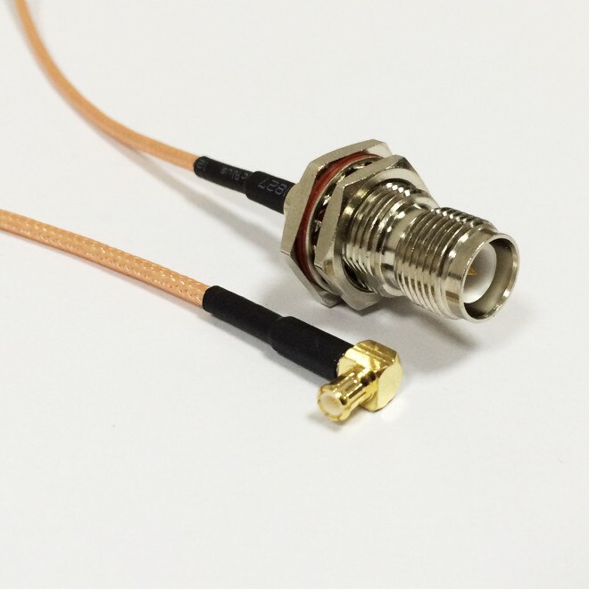 5 stks RP-TNC Vrouwelijke Jack mcx Mannelijke RA Plug Jumper Kabel Adapter Draadloze Patch Leads RG178 15 cm Gratis