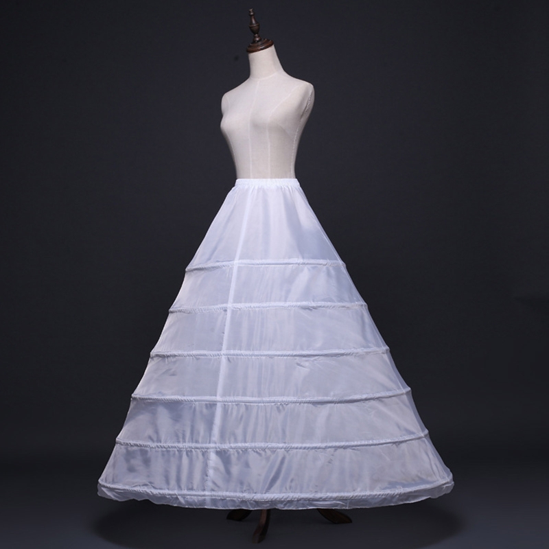 Vrouwen Hoepelrokrok Witte Hoepel Rok Floor/Knie Lengte Baljurk Slip Meisjes Onderrok Voor Wedding Bridal Jurk