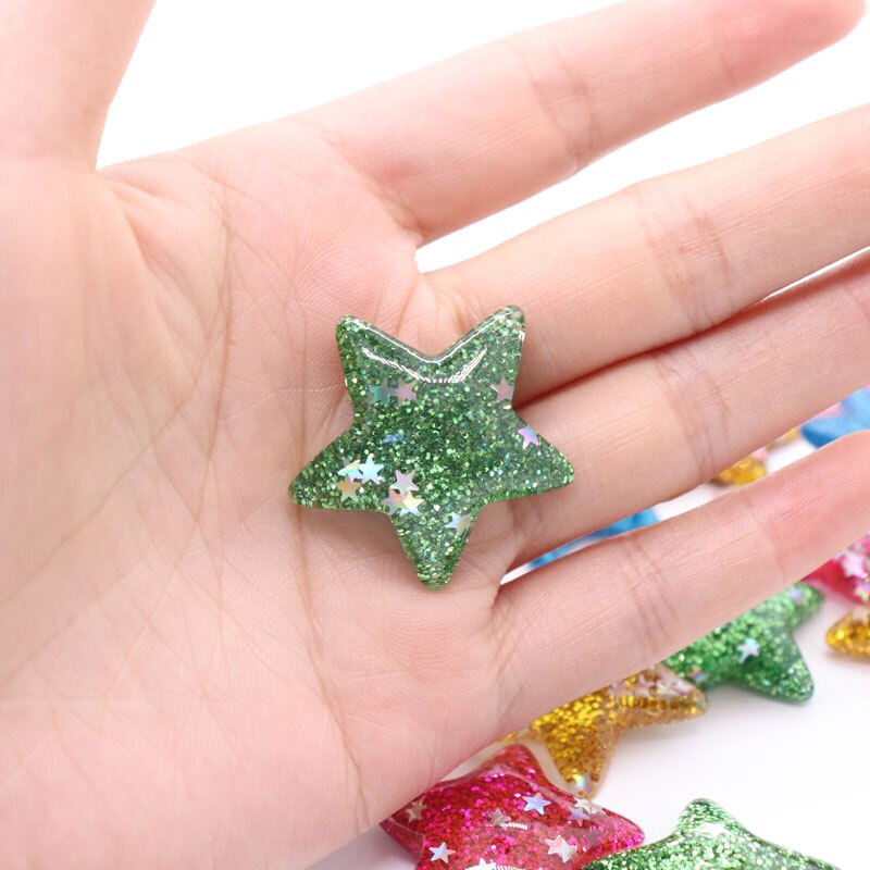 Imán de nevera de estrella brillante para niños, decoración roja, dorada, amarilla y azul, pegatina magnética, pizarra blanca, educativo para edades tempranas