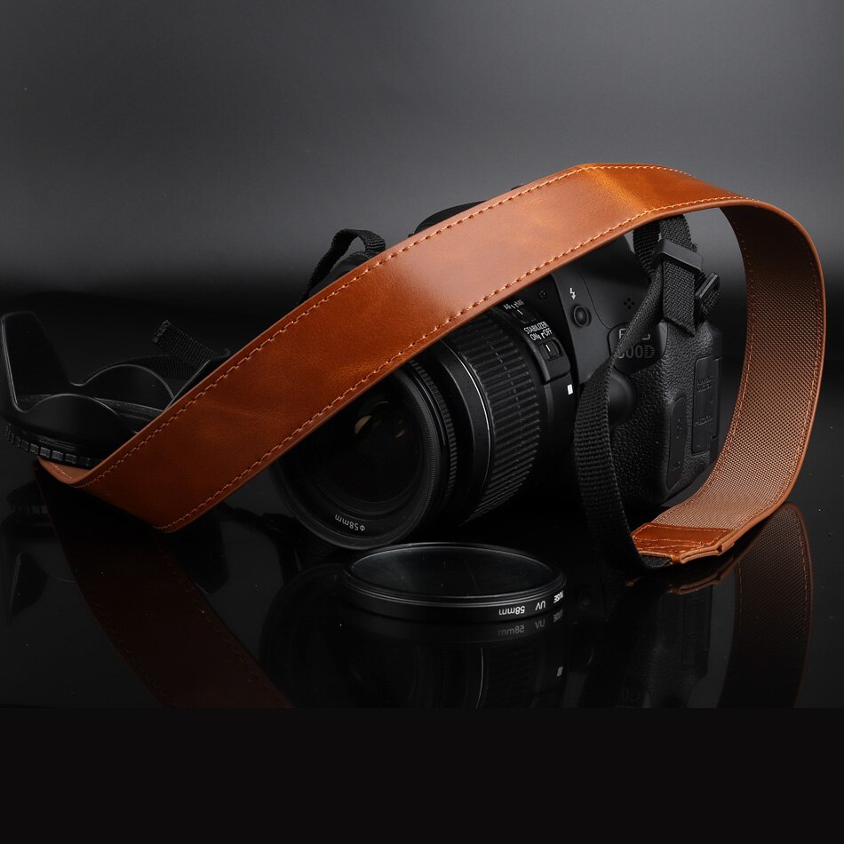 Courroie d'épaule en cuir pour appareil photo reflex numérique pour Canon EOS rebelle SL2 SL1 T100 T7 T7i T6i T6s T6 T5i T5 T4i T3i T3 T2i T1i XT