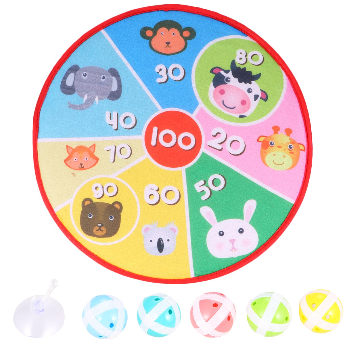 1 Set of Shooting Sticky Target Toy Throwing Toys Educational Plaything Cloth Art Toy for Outdoor