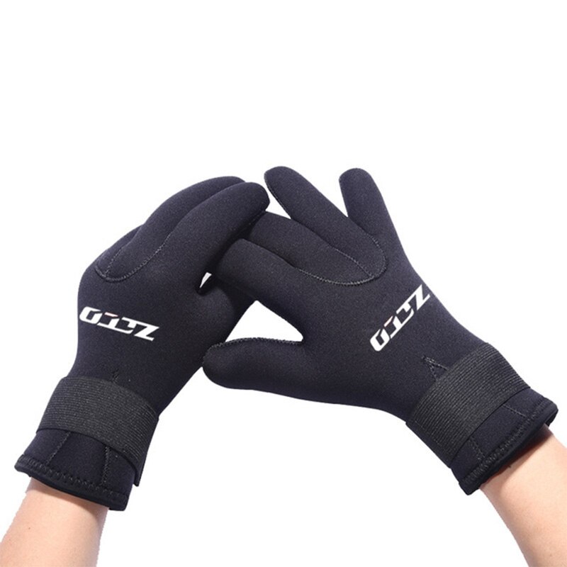 3/5mm Neoprene Diving Gloves Non-slip Wear-resistant Fishing Snorkeling Gloves Scuba Spearfishing Thermal Swimming Gloves: black / S