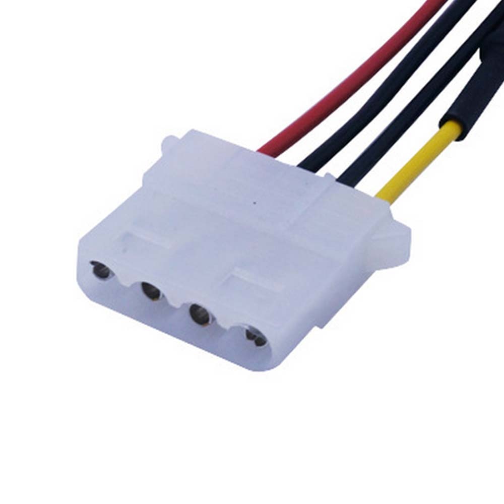 4-Pin Molex Computer PC Case Fan Speed Reducer Low Noise Extension cord Adaptor Adaptor