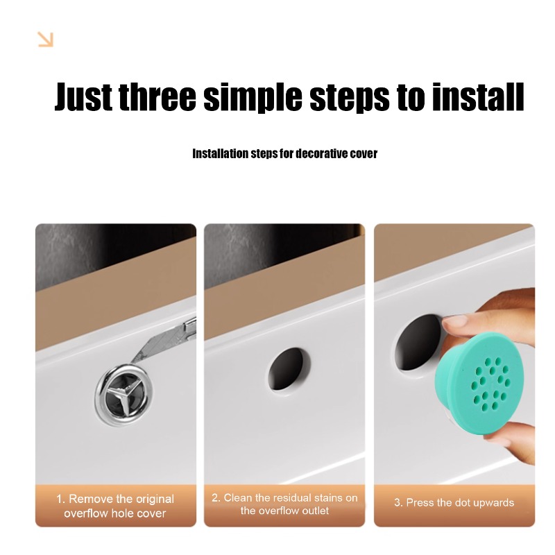 Silikonowa zatyczka robić odpływu umywalki 1/10x, okrągła osłona otworu odpływowego, szczelna, zapobiegająca nieprzyjemnym zapachom, korek robić wanny, akcesoria łazienkowe