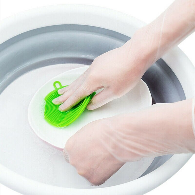 100 stuks wegwerp vinyl pvc poeder latexvrij sterk wit scherm aanraking voedsel isolatie vervuiling hygiëne veiligheid beschermende handschoenen