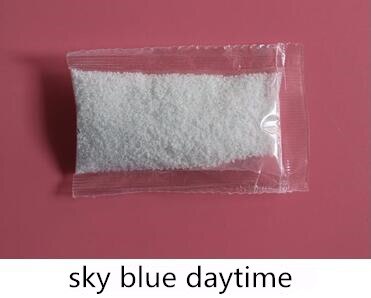 10g Lichtgevende Zand Glow In The Dark Top Party DIY Heldere Verf Star Wens Fles Fluorescerende Deeltjes Speelgoed: Sky-blue daytime