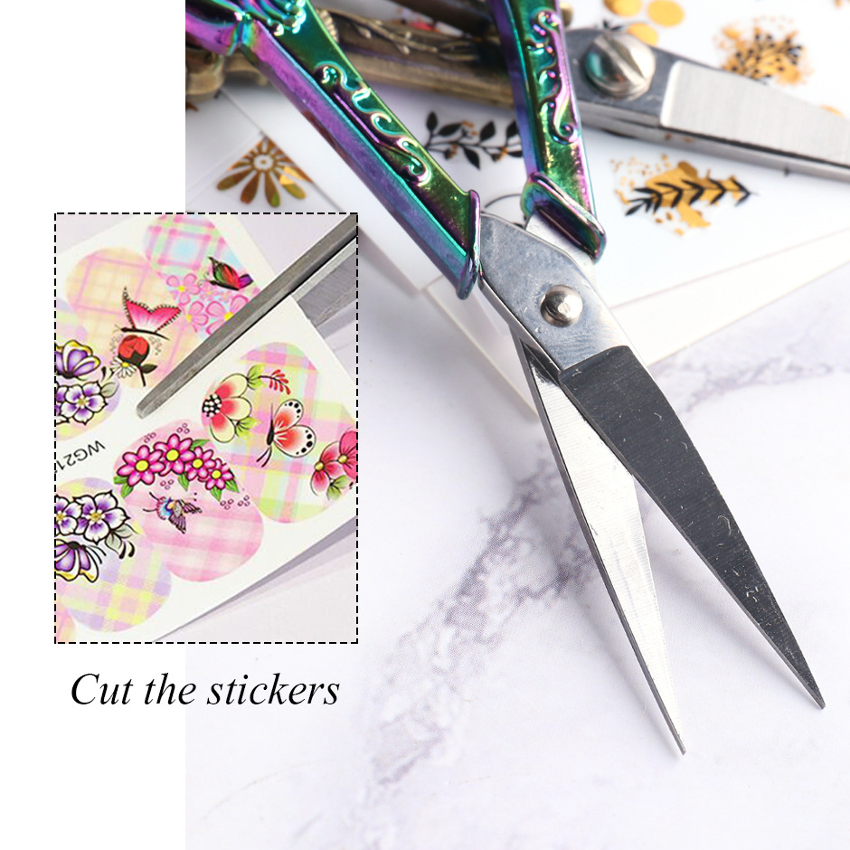 ANGNYA 1Pc Europäische retro Vogel Schere Edelstahl Pfau Phönix Nagel Schere machen-hoch Cutter Multi-Funktion Manikübetreffend Werkzeug