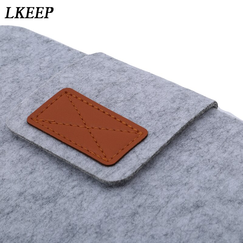 Stevige wollen vilten laptophoes 13 inch hoes voor macbook notebook hoes laptoptas