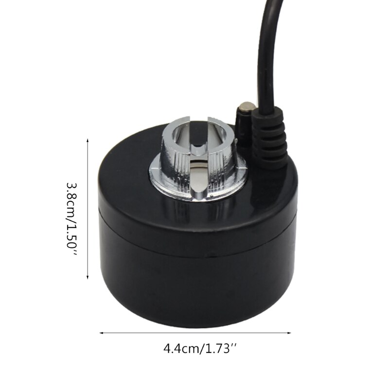 Aquarium Plastic Ultrasonic Mist Maker Fogger Water Fountain Pond Tank Atomizer Nebulizer Air Humidifier Decoration Without LED