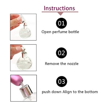 Draagbare Mini Navulbare Parfum Verstuiver Fles Hervulbare Parfum Spray Parfum Verstuiver Hervulbare Reizen 4 Stuks Pack Van 5Ml