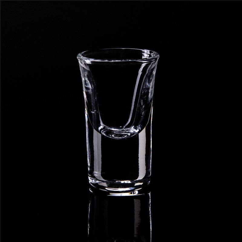 6 stk/parti mini 15ml tykt bund shotglas vinglas kop whisky øl cocktail champagne bryllupsglas shotglas til vodka