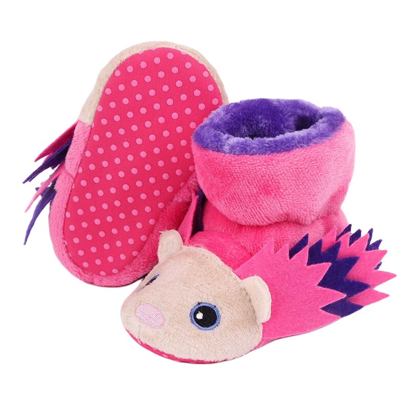 Cartoon Schattige Kleine Baby Snowboots Winter Warm Animal Laarsjes Soft Sole Anti-Slip Baby Prewalkers Katoen Laarzen Voor baby