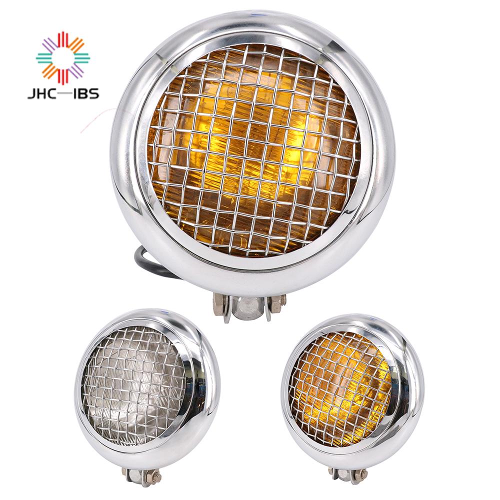 Motorcycle Universal Headlight Headlamps Head Lights Assembly Lamp Headlamp For Harley Chopper Bobber Cafe Racer Motorbike