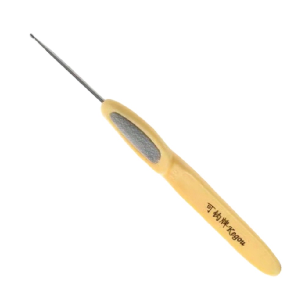 Gancho de ganchillo de acero inoxidable, tejido de hilo, DIY, suéter, aguja de ganchillo, herramienta de tejer, aguja de tejer hecha a mano, tejido de suéter: Marfíl