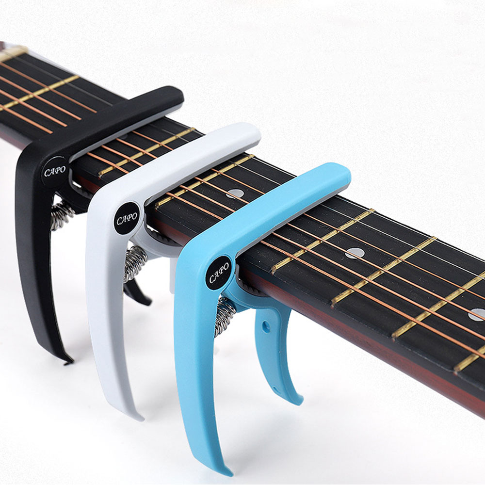 Gitarren-Kapodaster für akustische E-Bass-Gitarren, Ukulele-Schnellwechselklemme, universelles Kapodaster-Gitarrenzubehör mit doppeltem Verwendungszweck