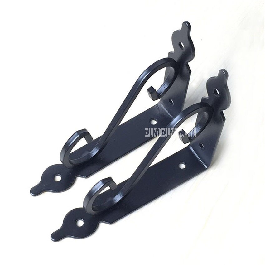 2pcs/lot European-style Iron Triangle Bracket Wall Right Angle Bracket Wood Panel Shelves Fixed Load Bearing Frame