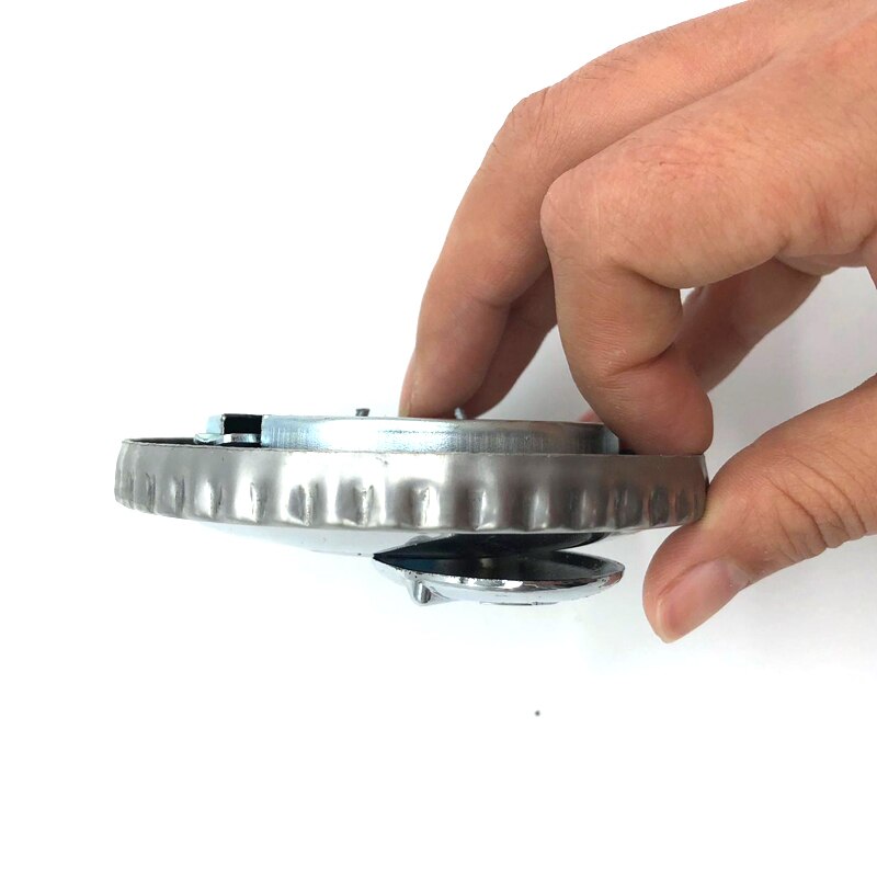 CJ750 tapa protectora de bloqueo de tanque de combustible de acero inoxidable para motocicleta KC750 K750