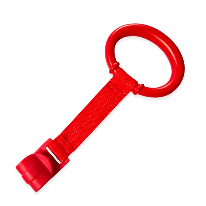 Trekring Voor Box Baby Wieg Pull Up Ringen Baby Leren Staan Hand Pull Ring Peuter Activiteit Kinderen Wandelen Training Tool: Rood