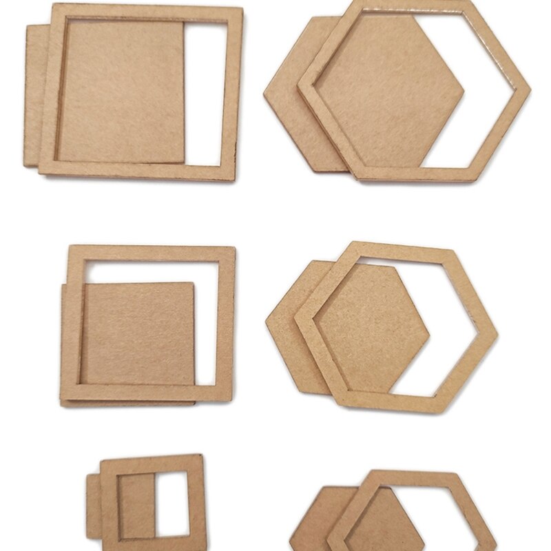 Acrylic Patchwork Quilters 54Pcs/Set Stencil Template Handmade Mixed Quilt Templates for Handmade DIY Transparent Tool