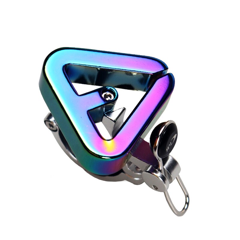 Cykelklockor mtb färgglada klockor fast växel triangel högljudd kopparklocka ring minneshorn cykeltillbehör