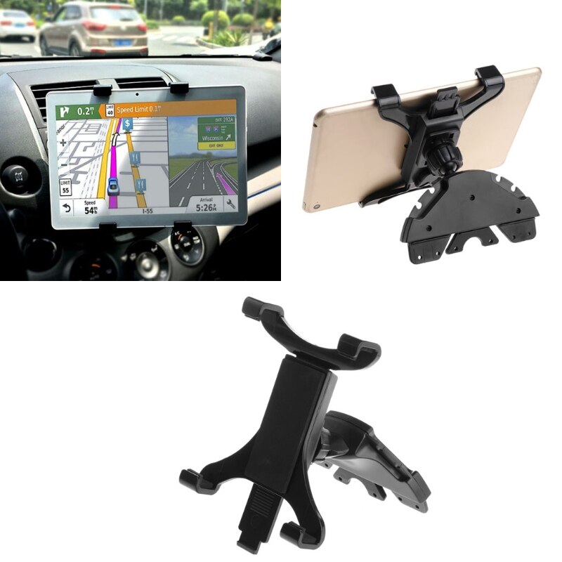 Auto cd-sleuf houder standaard voor ipad 7 to 11 inch tablet pc samsung galaxy tab