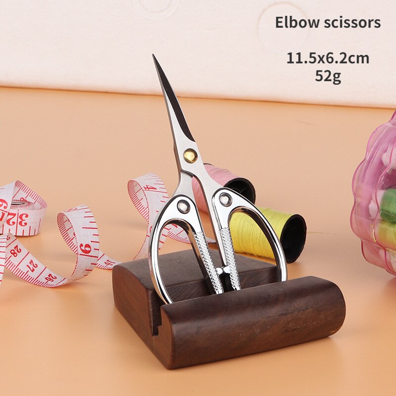 Office Scissors Stainless Steel Zinc Alloy Paper Cutting Scissors Children Students Cut Stationery Scissors: Silver 5 elbow