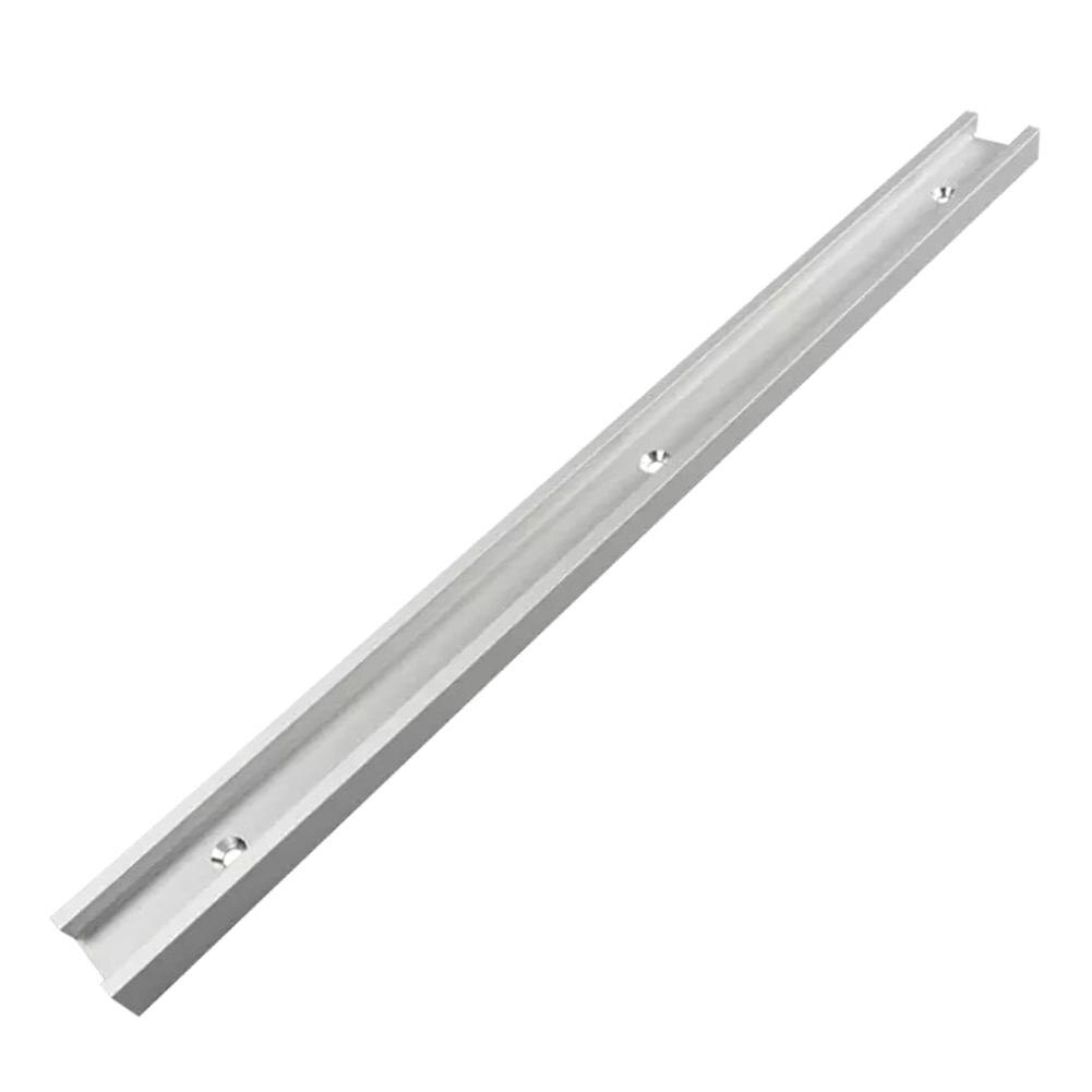 T-slot Slide Track Aluminum Alloy T-tracks Slot Miter Bar Slider Woodworking Table Saw Miter Gauge Rod Workbench Modification: white 400