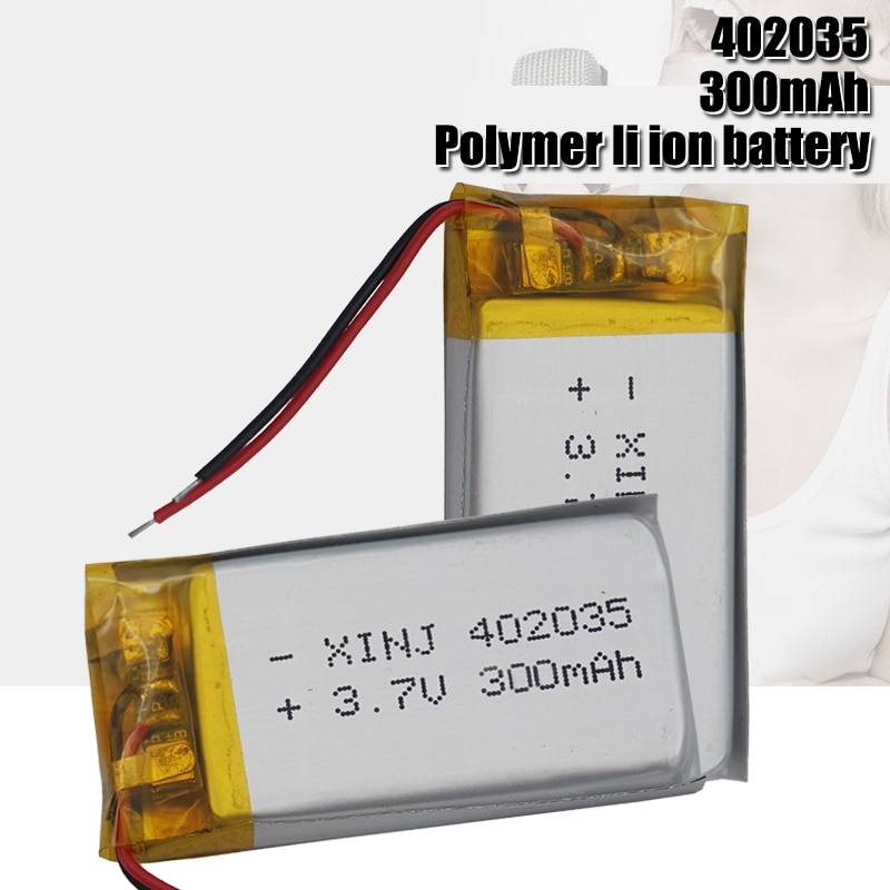 Baterías de polímero de litio Lipo de , 3,7 V, 402035 mAh, reemplazo de batería de iones de litio para auriculares Bt, juguetes MP3
