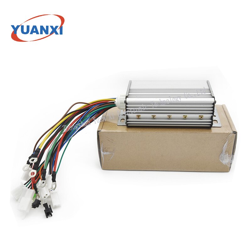 Electric battery car controller 48V/60V/72V 27A 500W brushless intelligent two tricycles universal