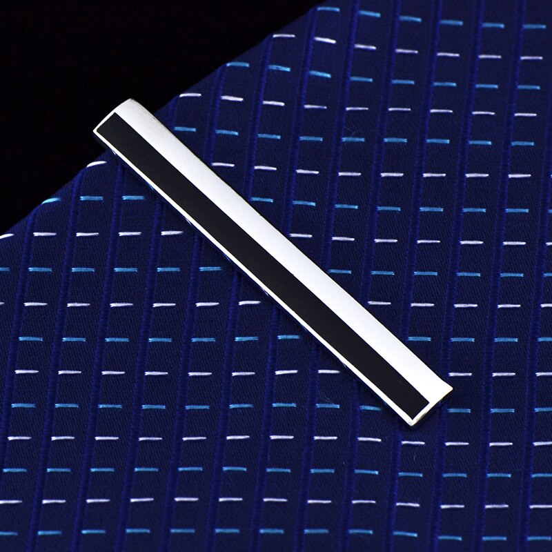 Bindeklemme til mænd klassiske meter slipseklemmer kobber bindestang emalje bindekrave nål krystal business corbata til mænd
